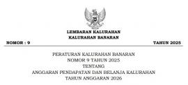 LEMBARAN KALURAHAN BANARAN NOMOR 9 TAHUN 2025